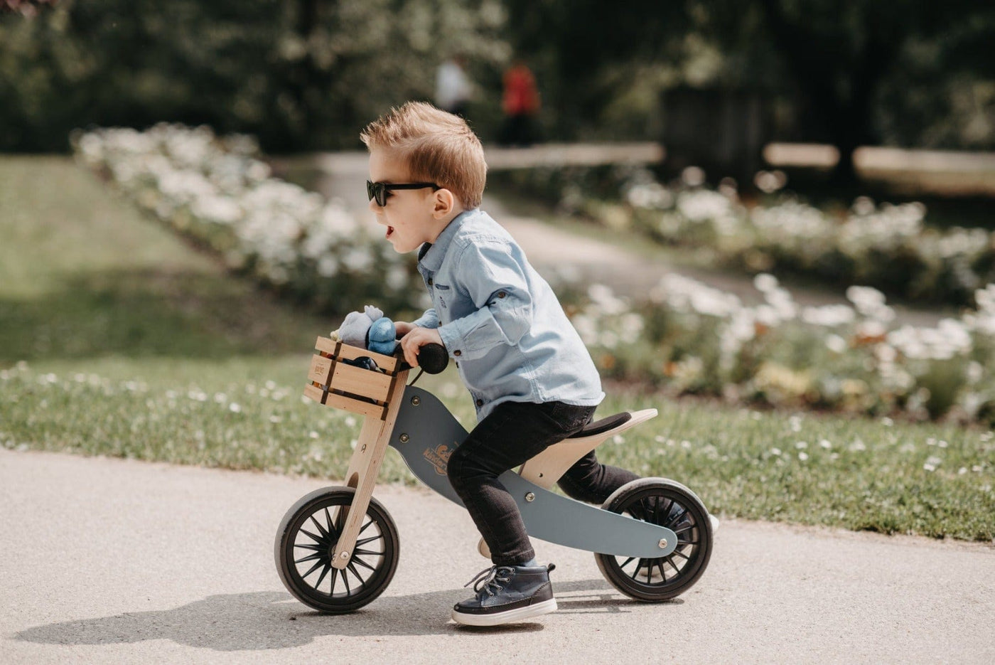 Kinderfeets Balance Bikes Kinderfeets Tiny Tot Plus 18mths+ - Slate Blue