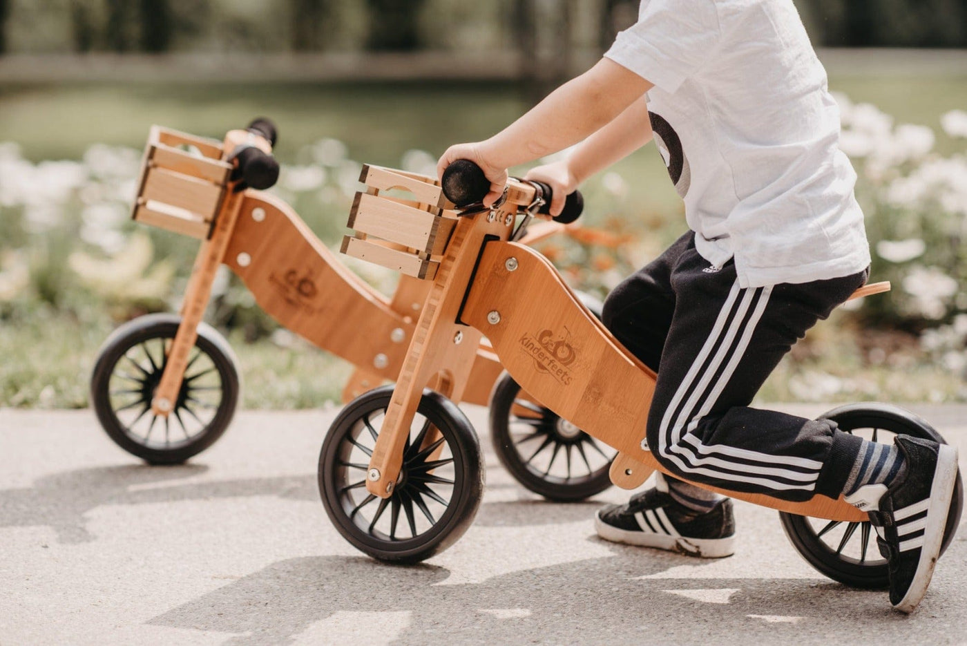 Kinderfeets Balance Bikes Kinderfeets Tiny Tot Plus - Bamboo 18mths+