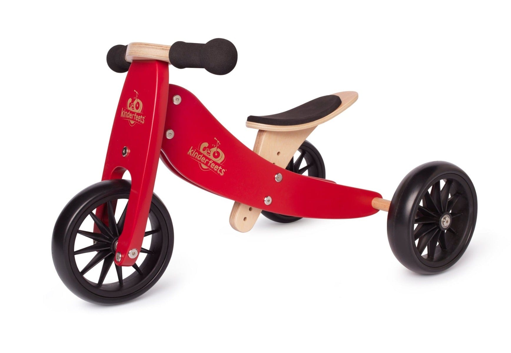 Kinderfeets Balance Bikes Kinderfeets Tiny Tot Trike - Cherry Red