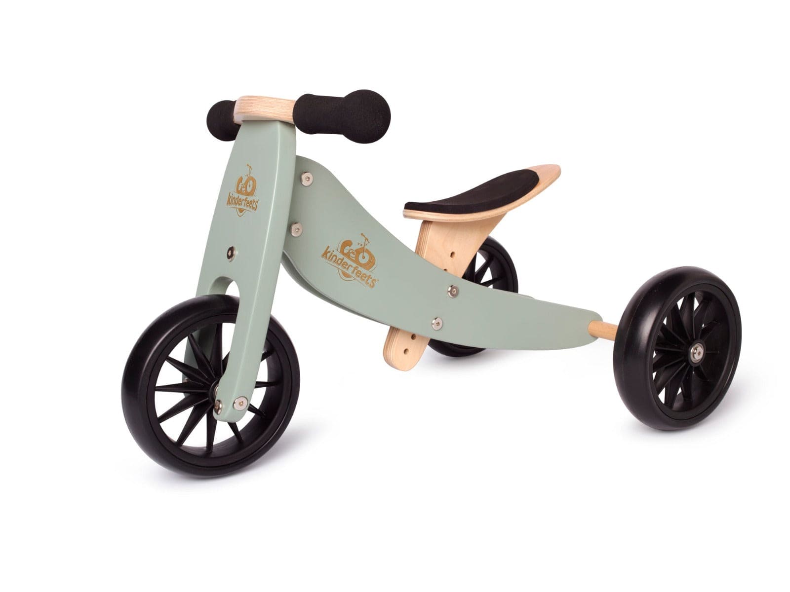 Kinderfeets Balance Bikes Kinderfeets Tiny Tot Trike - Sage Green