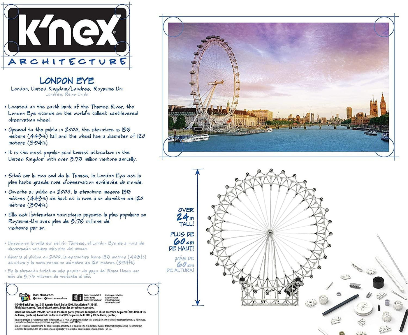 KNex Model Building KNex London Eye