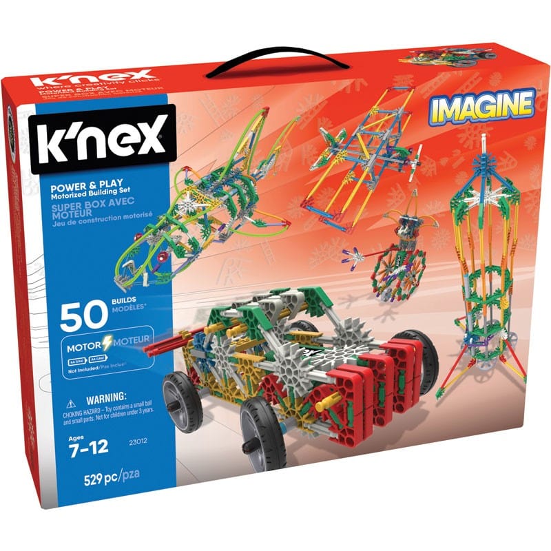 KNex Model Building Knex Power and Play 50 Model Motorized Building Set