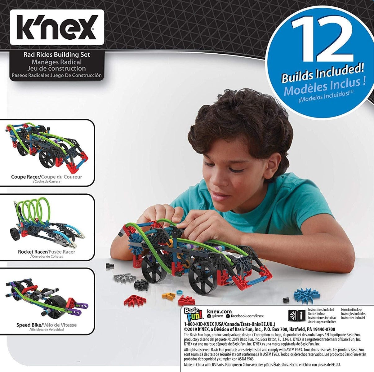 KNex Model Building Knex Rad Rides 12 N 1 Building Set