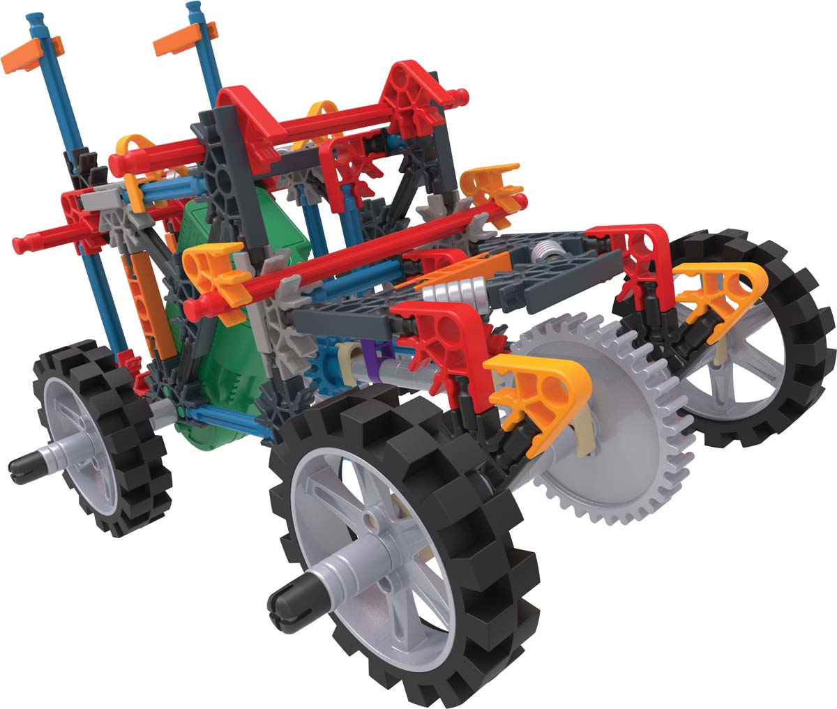 KNex Technology & Engineering K'Nex - 4WD Demolition Truck Building Set