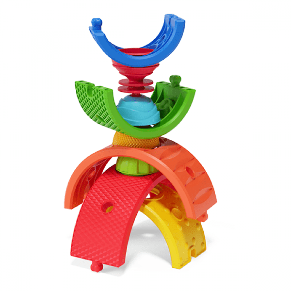 Lalaboom Blocks Lalaboom 5 Arches & 8 Pcs Beads