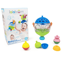 Lalaboom Blocks Lalaboom Bath Ball & 8 Pcs Beads