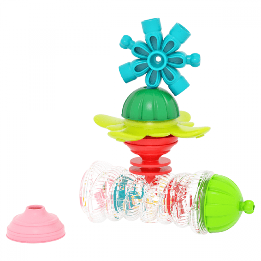 Lalaboom Blocks Lalaboom Rainstick & 4 Pcs Beads