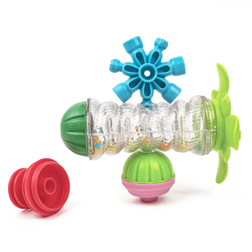 Lalaboom Blocks Lalaboom Rainstick & 4 Pcs Beads