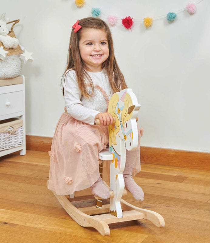 Le Toy Van Balance Boards & More Petilou Rocking Horse Unicorn Carousel