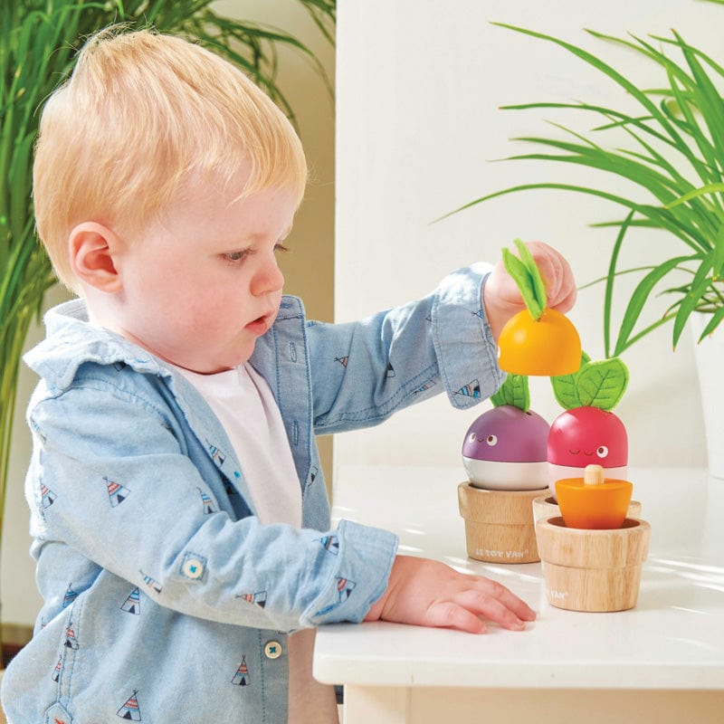 Le Toy Van In the Kitchen Petilou Stacking Veggies