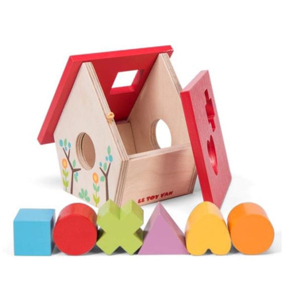 Le Toy Van Wooden Blocks Le Toy Van Petilou My Little Bird House Shape Sorter