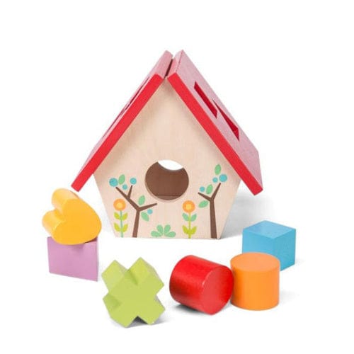 Le Toy Van Wooden Blocks Le Toy Van Petilou My Little Bird House Shape Sorter