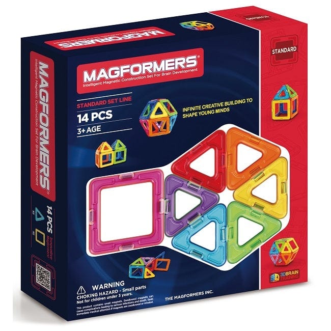 MAGFORMERS Technology & Engineering MAGFORMERS Basic Construction Set - 14 Pcs