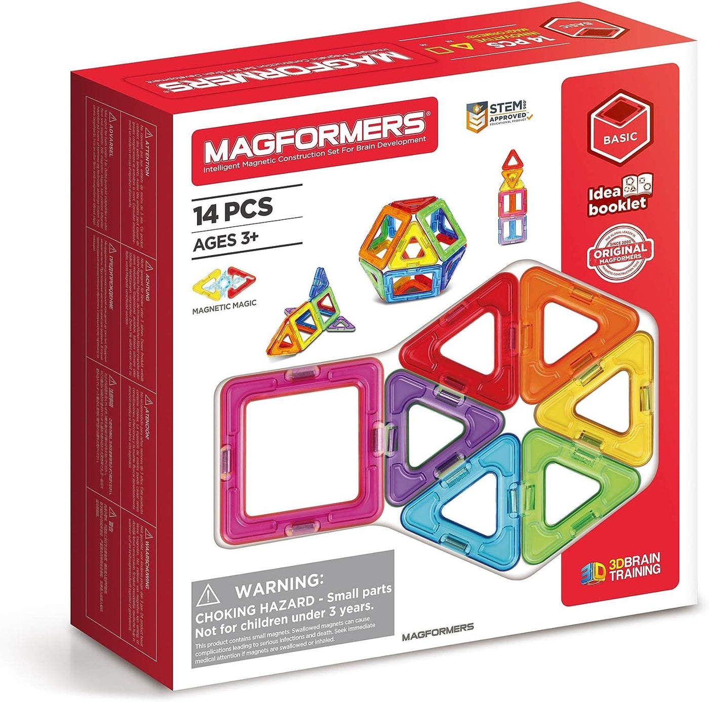 MAGFORMERS Technology & Engineering MAGFORMERS Basic Construction Set - 14 Pcs