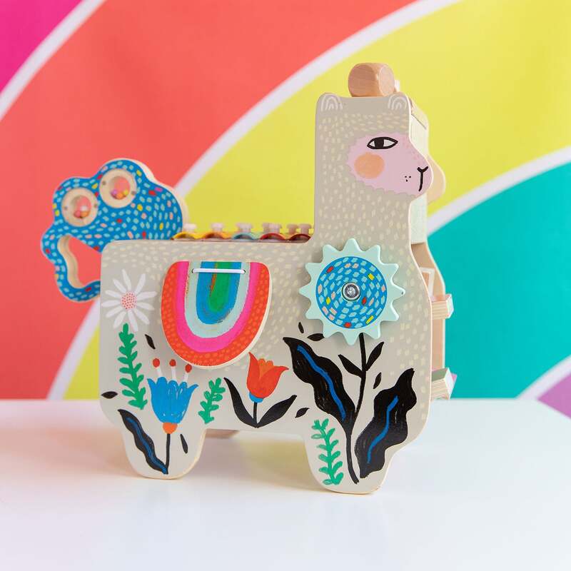 Manhattan Wooden Musical Toys Musical Lili Llama