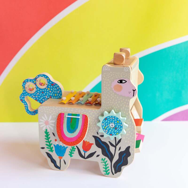 Manhattan Wooden Musical Toys Musical Lili Llama