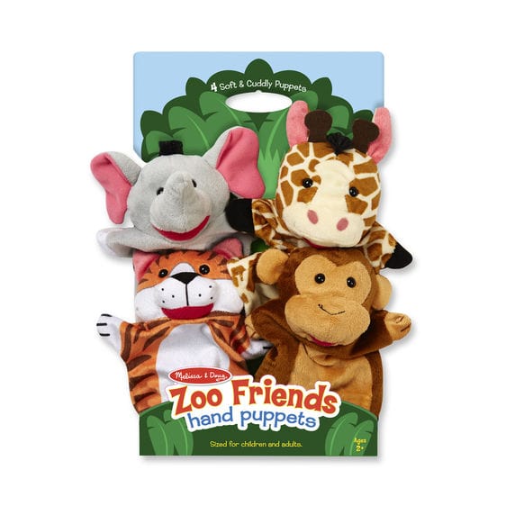 Melissa and Doug Animals & Dinosaurs Melissa and Doug Hand Animal Puppets – Zoo