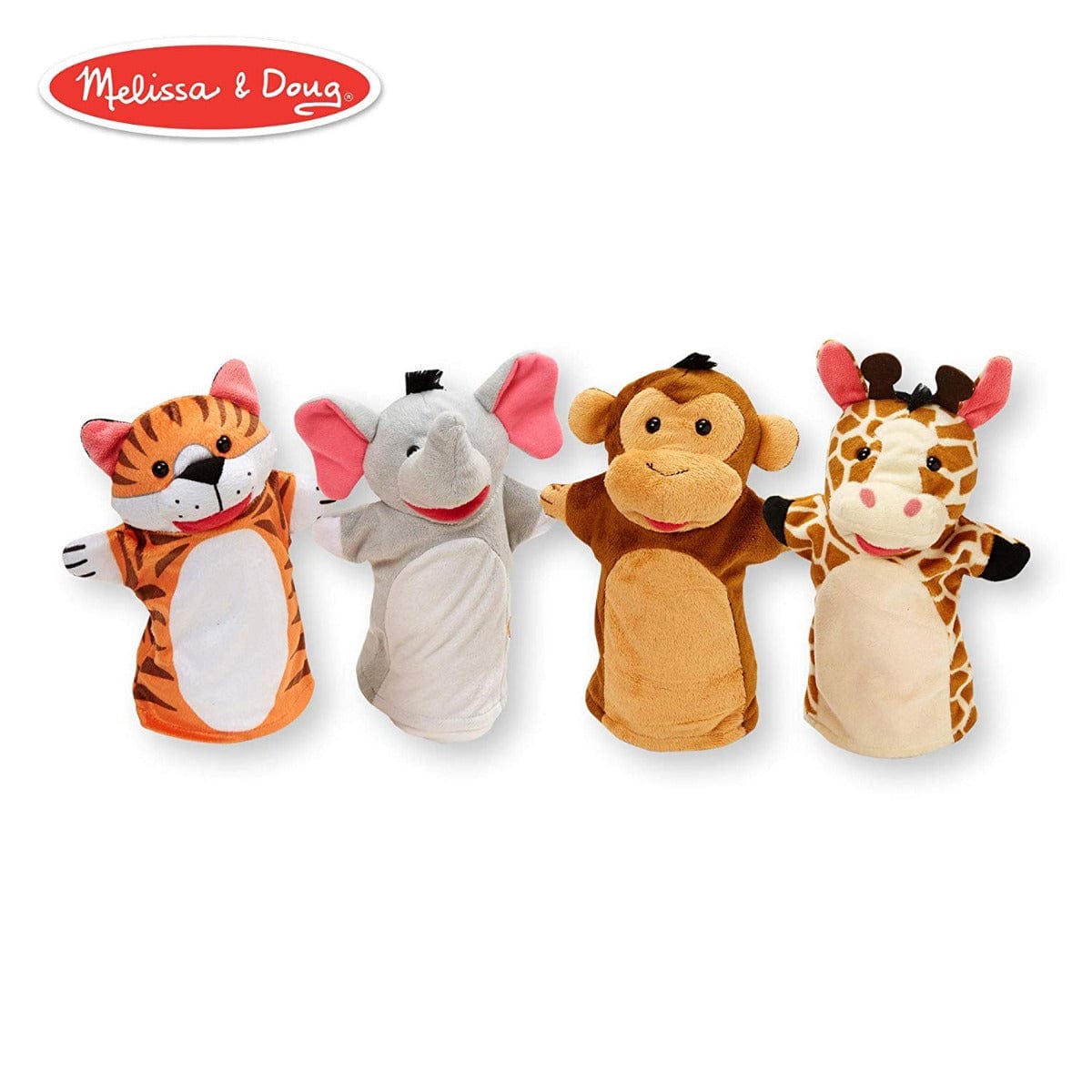 Melissa and Doug Animals & Dinosaurs Melissa and Doug Hand Animal Puppets – Zoo