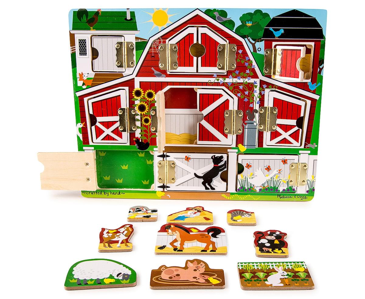 Melissa and Doug Animals & Dinosaurs Melissa and Doug Magnetic Farm Hide & Seek