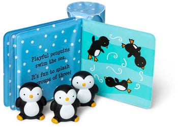 Melissa and Doug Bath Toys Melissa and Doug - Float Alongs Bath Book - Playful Penguins