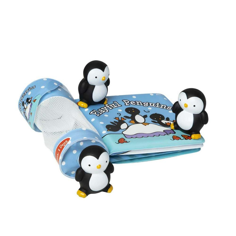 Melissa and Doug Bath Toys Melissa and Doug - Float Alongs Bath Book - Playful Penguins