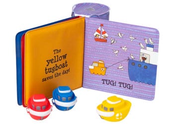 Melissa and Doug Bath Toys Melissa & Doug Float Alongs Bath Book - Tiny Tug Boats