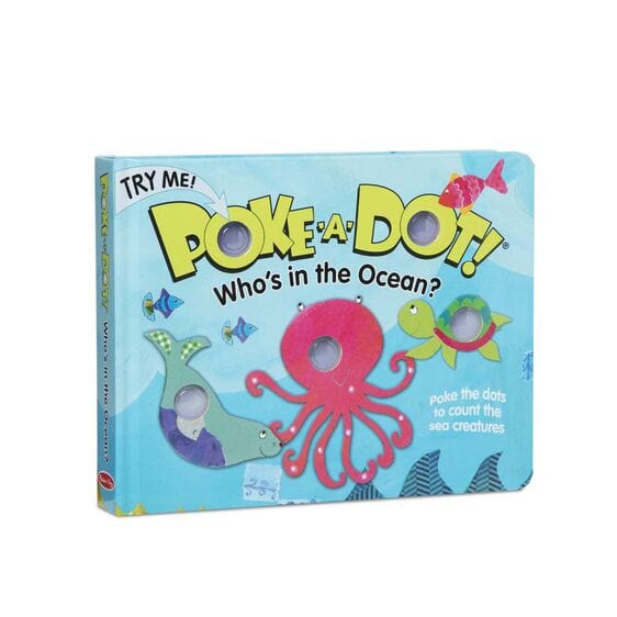 Melissa and Doug Books Melissa and Doug Poke-A-Dot - Who's in the Ocean Book