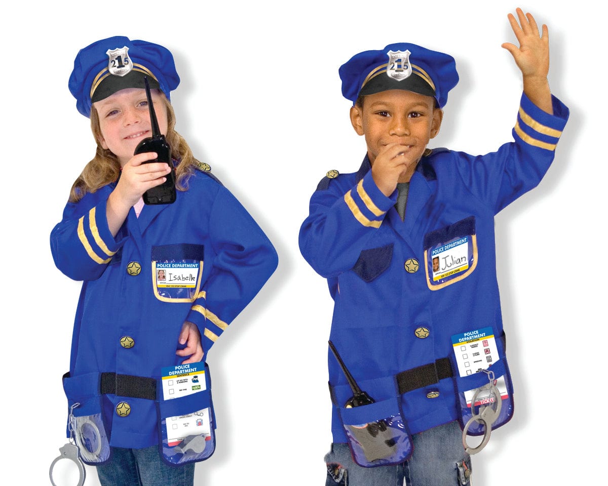 Melissa and Doug Dresss ups & Costumes Melissa and Doug Police Officer Role Play Costume Set