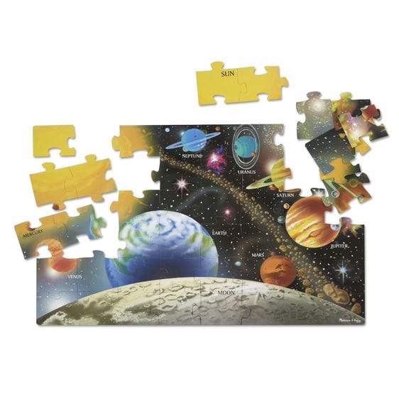 Melissa and Doug Floor Puzzles Melissa and Doug Solar System Puzzle 48 Piece