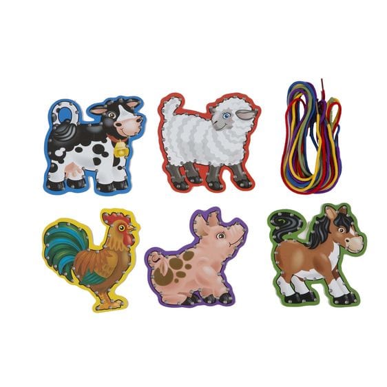 Melissa and Doug Lacing Melissa and Doug Lace & Trace Farm Animals