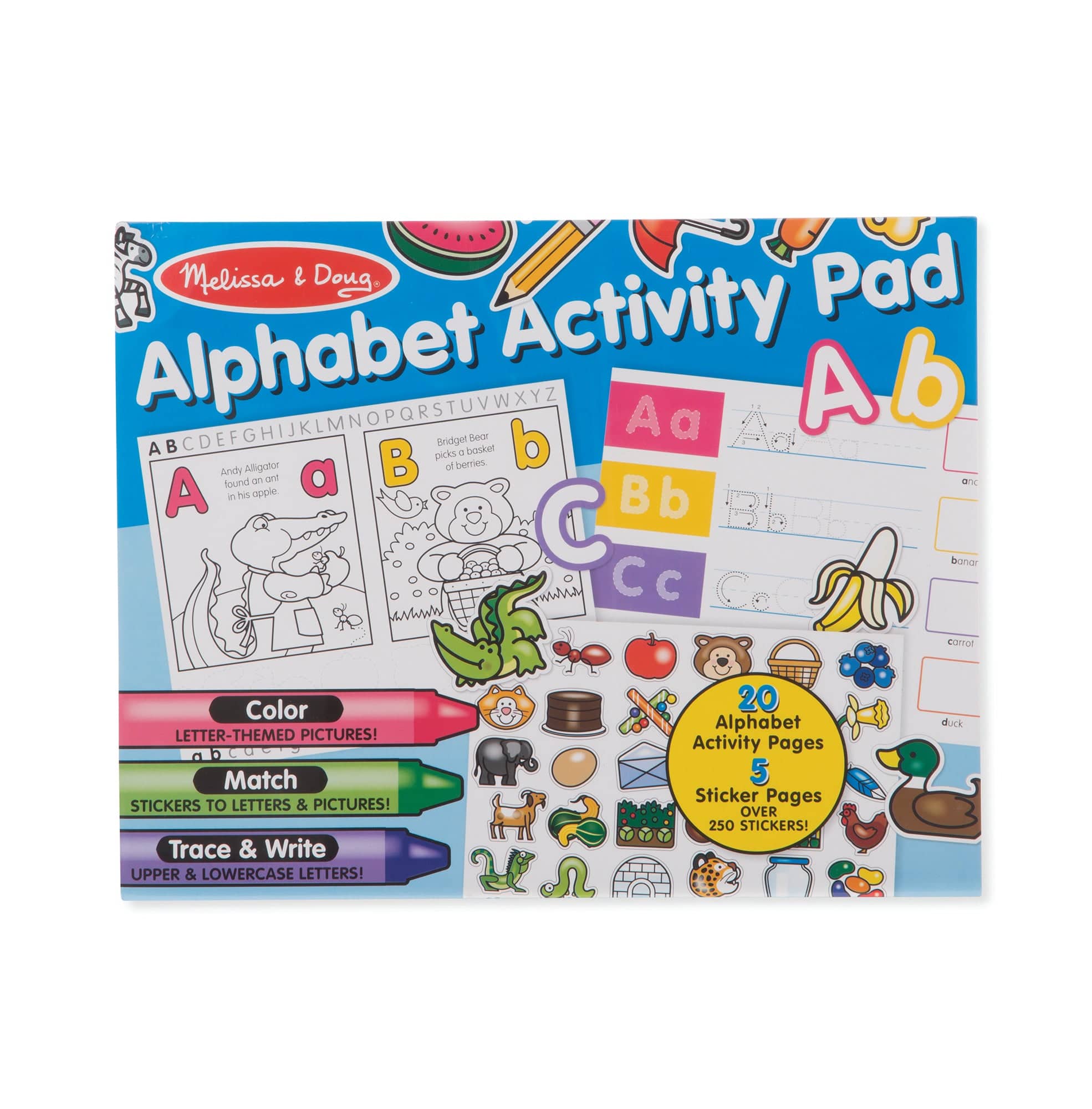 Melissa and Doug Literacy Melissa and Doug Alphabet Activity Pad