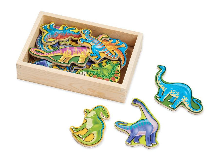 Melissa and Doug Magnetic Puzzles Melissa and Doug Dinosaur Magnets In A Box of 20