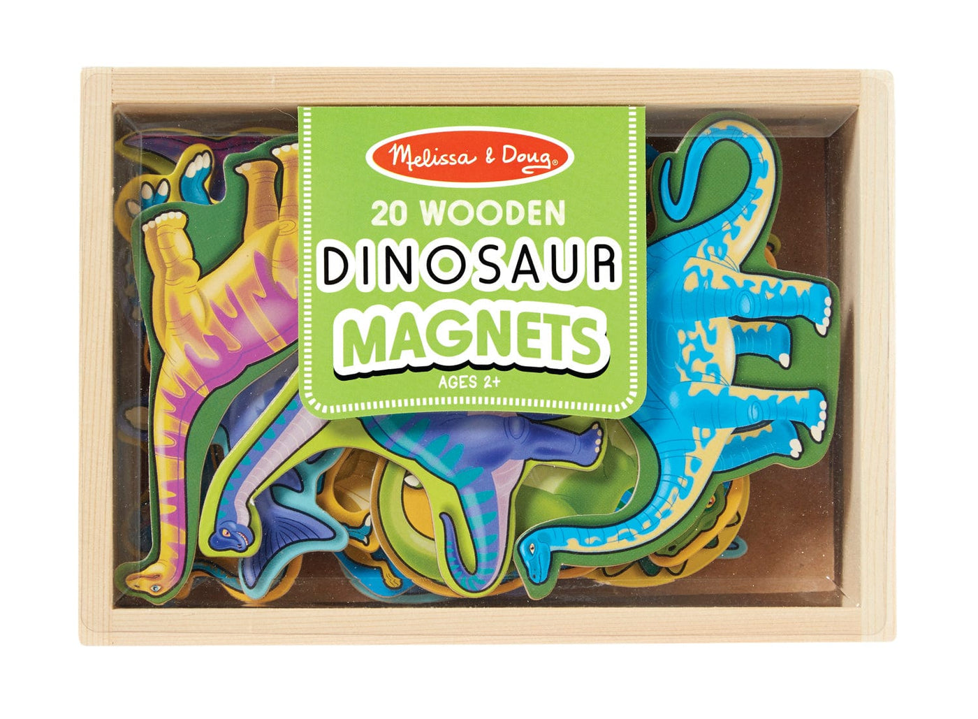 Melissa and Doug Magnetic Puzzles Melissa and Doug Dinosaur Magnets In A Box of 20