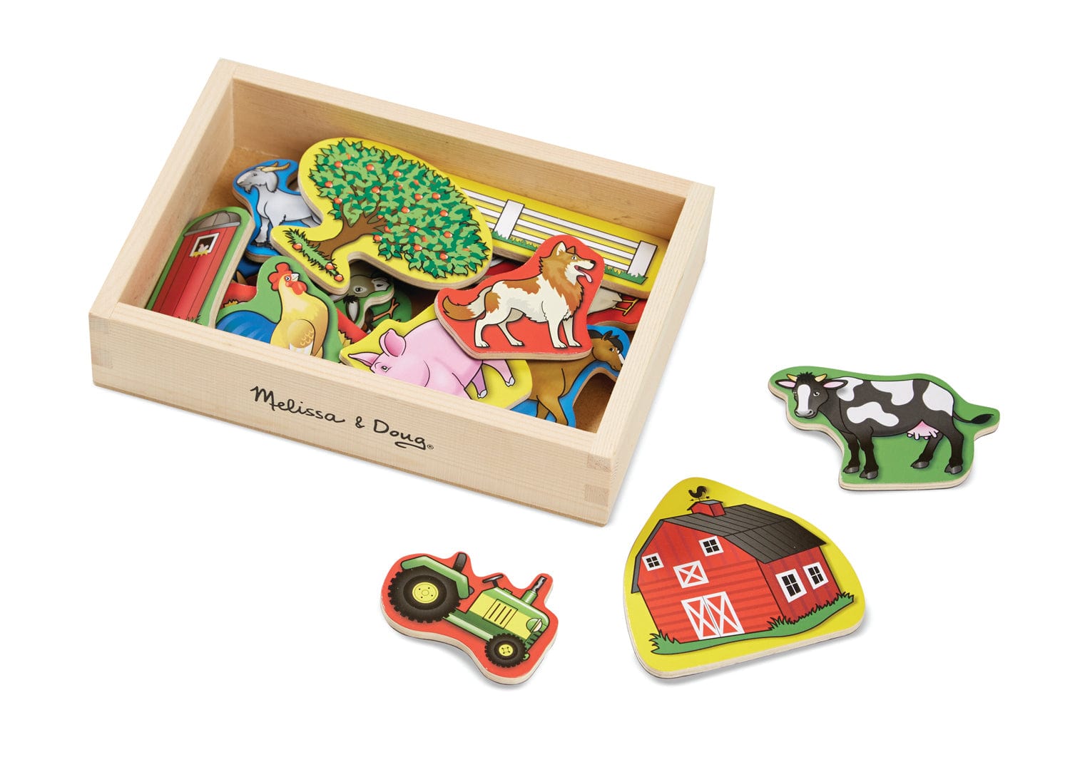 Melissa and Doug Magnetic Puzzles Melissa and Doug Magnetic Wooden Farm