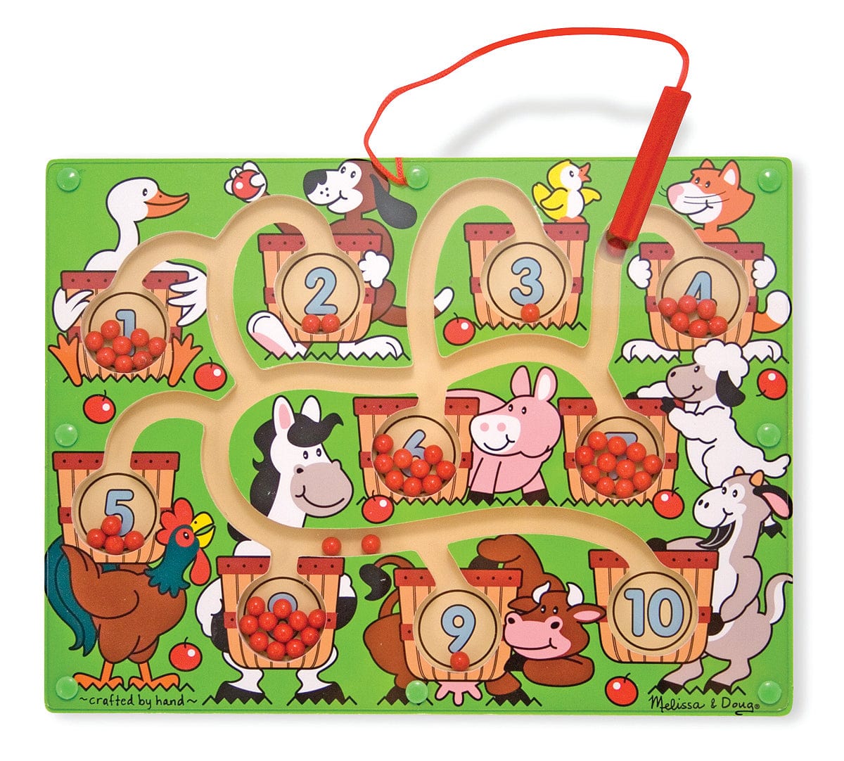 Melissa and Doug Magnetic Puzzles Melissa and Doug Number Magnetic Wand Maze