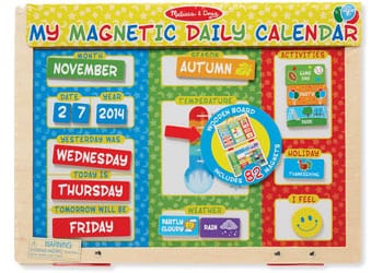 Melissa and Doug Numeracy Melissa and Doug My Daily Magnetic Calendar