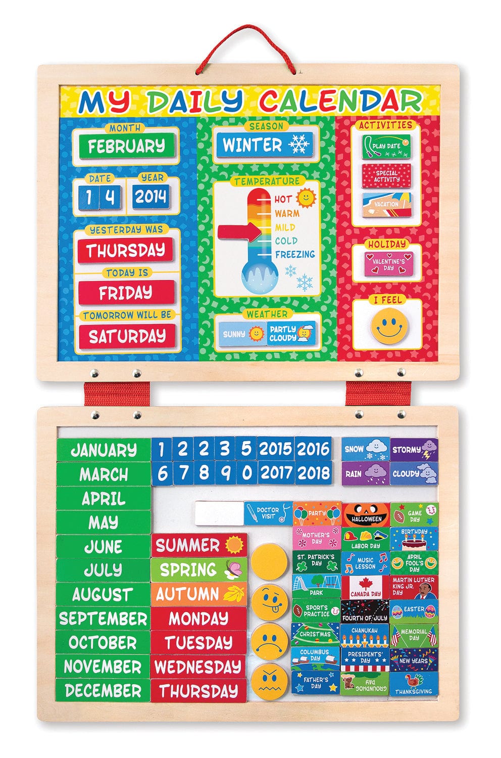 Melissa and Doug Numeracy Melissa and Doug My Daily Magnetic Calendar