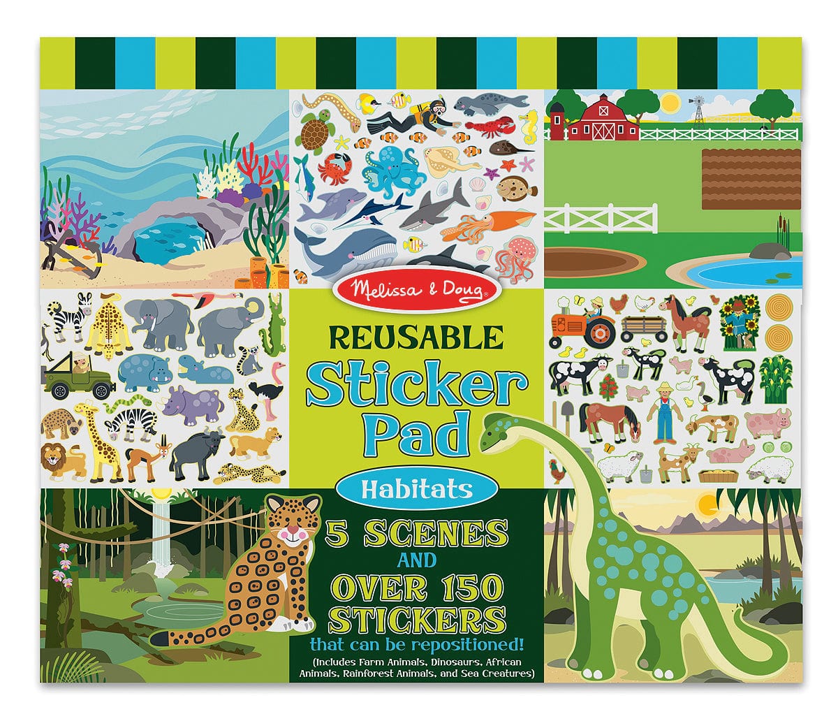 Melissa and Doug Paper Craft Melissa and Doug Habitats Reusable Sticker Book