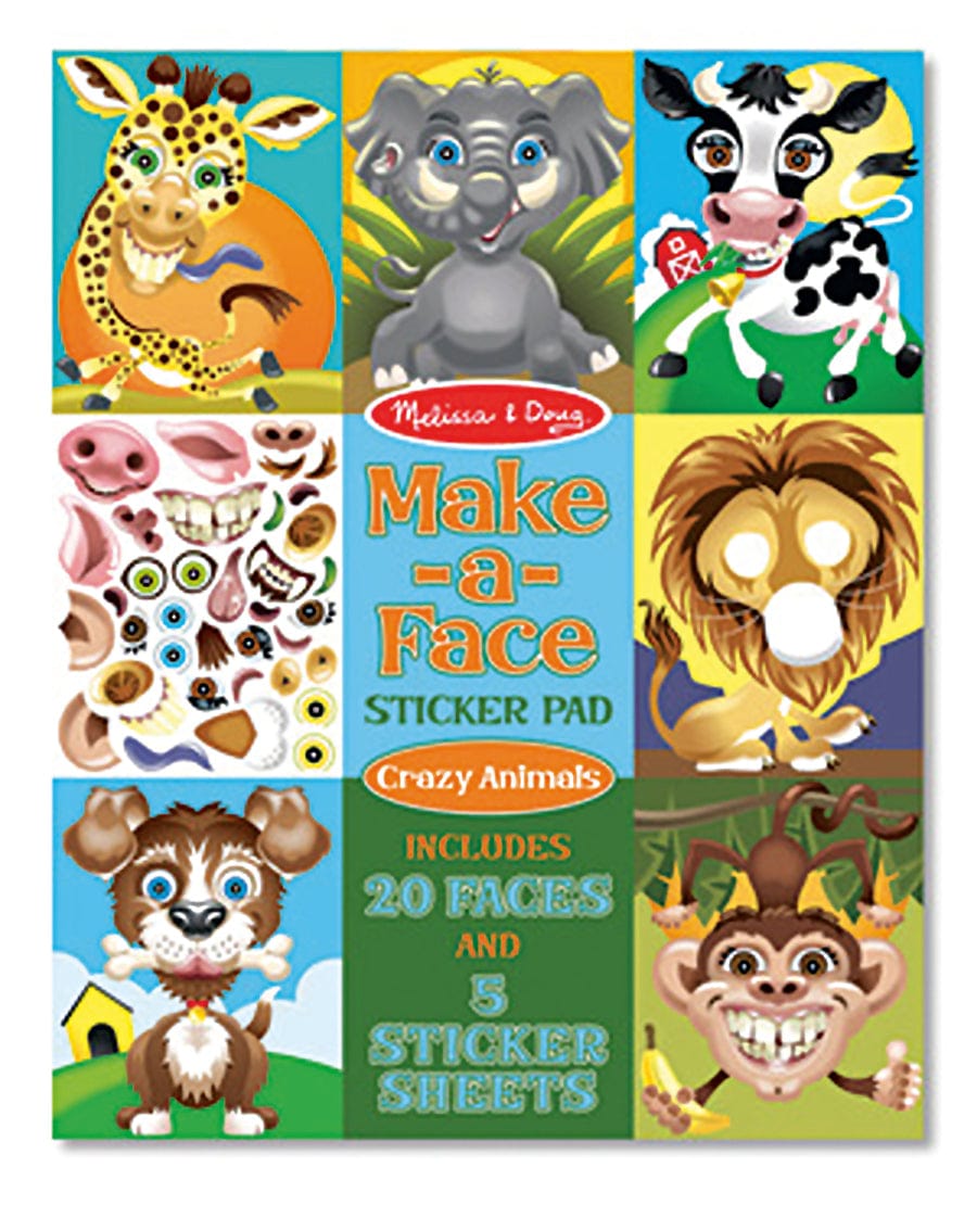 Melissa and Doug Paper Craft Melissa and Doug Make-a-Face - Crazy Animals