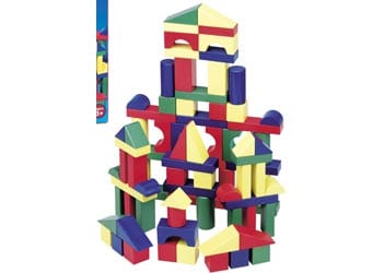 Melissa and Doug Wooden Blocks Melissa and Doug 100 Wood Block Set