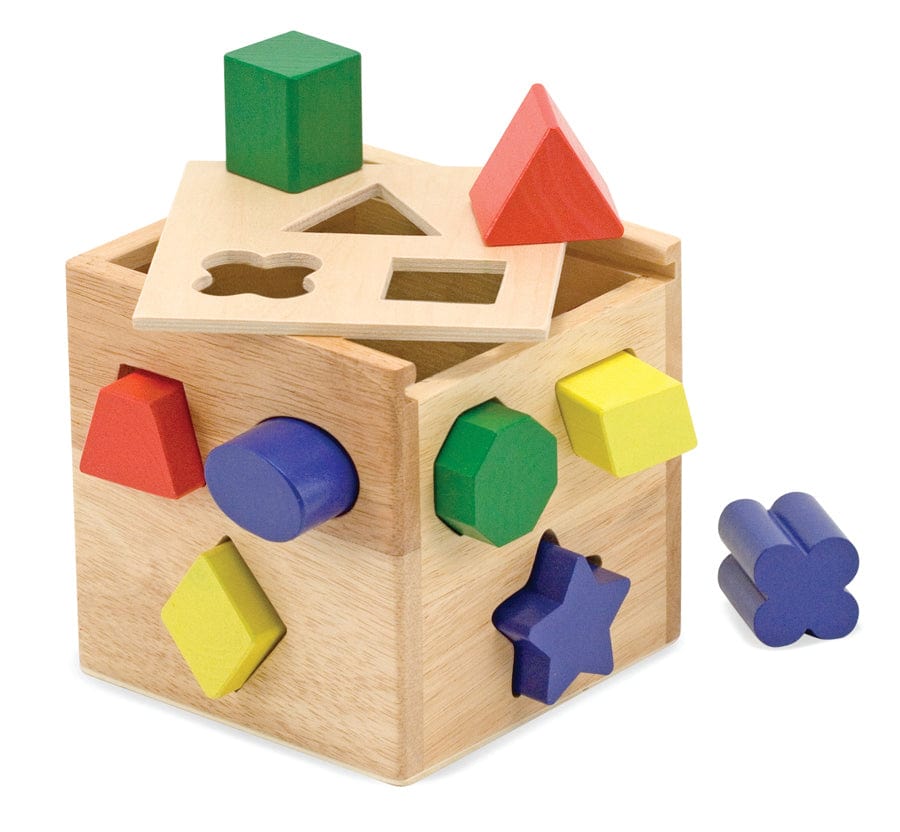 Melissa and Doug Wooden Blocks Melissa and Doug Shape Sorting Cube