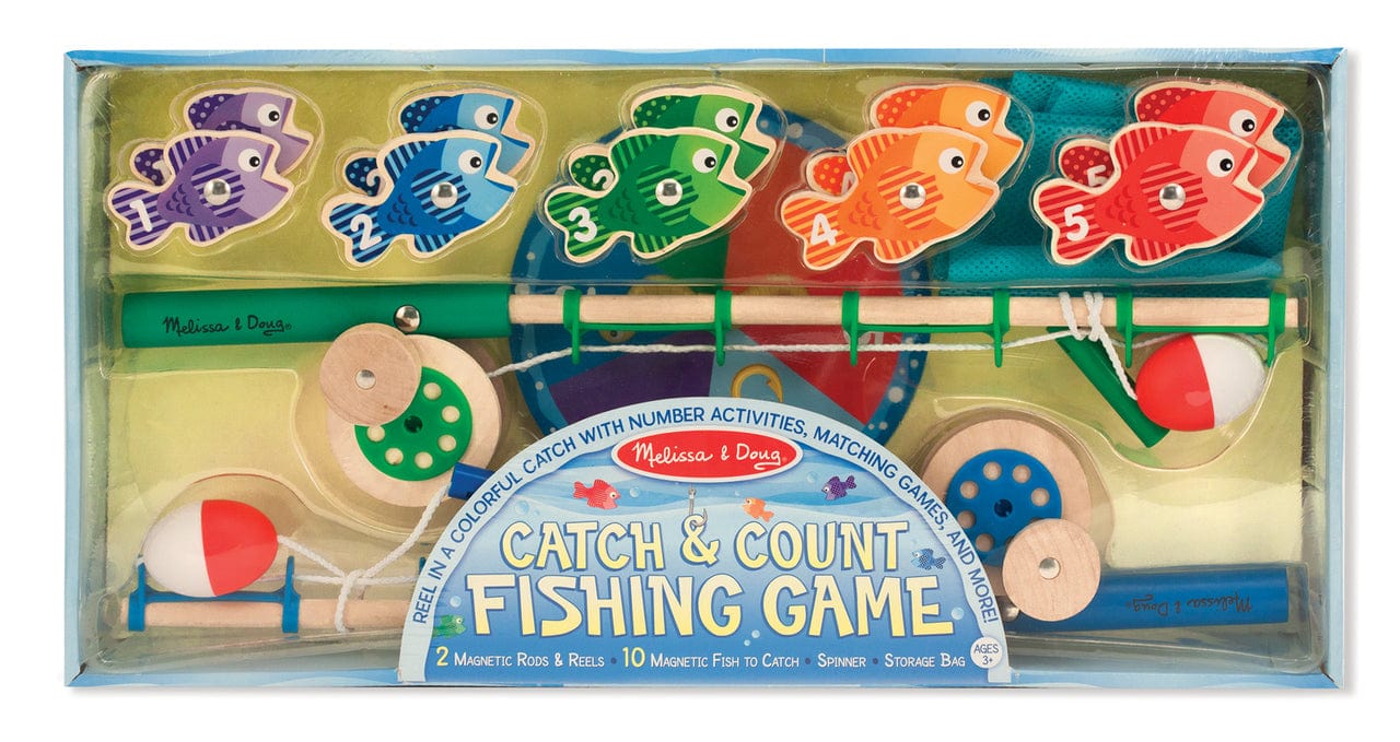 Melissa and Doug Wooden Blocks Melissa & Doug Catch and Count Fishing Game