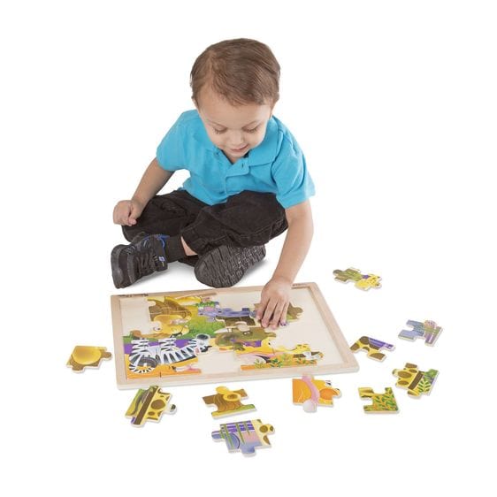 Melissa and Doug Wooden Puzzles Melissa and Doug African Plains Wooden Puzzle - 24pc