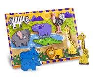 Melissa and Doug Wooden Puzzles Melissa & Doug Chunky Puzzle - Safari