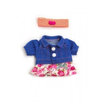 Miniland Dolls and Accessories Miniland Clothing Spring flower set, 21 cm