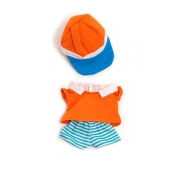 Miniland Dolls and Accessories Miniland Clothing Summer polo set, 21 cm