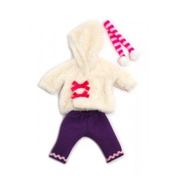 Miniland Dolls and Accessories Miniland Clothing White run winter set, 32 cm