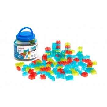 Miniland Education Resources & STEM Miniland Aptitude Translucent Activity Building Bricks