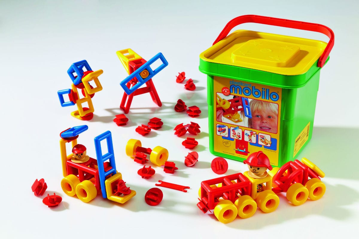 Mobilo Blocks Mobilo Junior Bucket - 106 Pieces