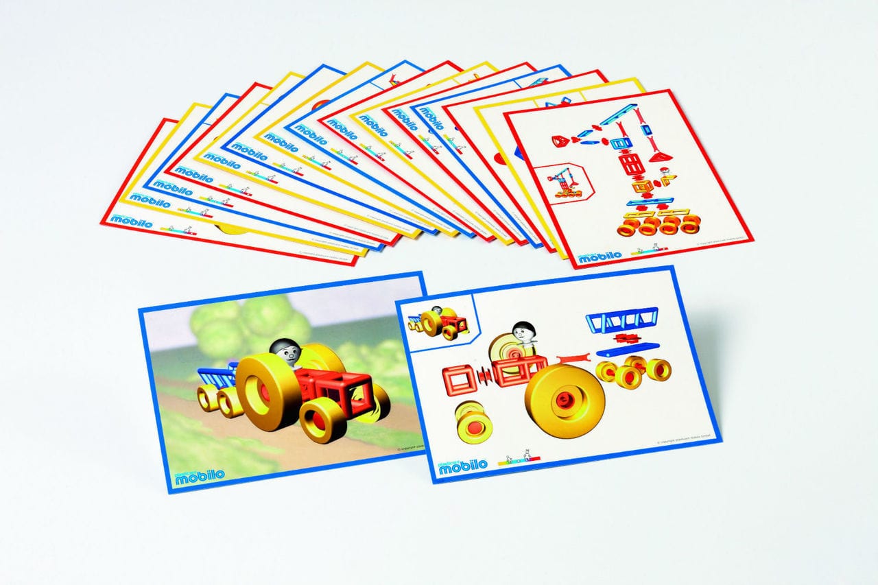 Mobilo Blocks Mobilo Work Cards - a pack of 16